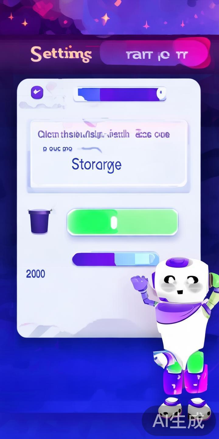 确保设备空间充足：
进入“设置”-“存储”查看剩